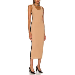 Wardrobe Nyc For Fwrd Sport Tan Polyamide Midi Dress Size XXS